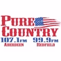Pure Country 107.1 & 99.9 - KKAA logo