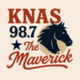 Logo de 98.7 The Maverick - KNAS