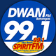 Logo de 99.1 Spirit FM - DWAM