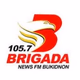 Logo de 105.7 Brigada News FM Valencia - DXBX