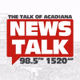 Logo de News Talk 98.5 FM, 1520 AM - KFXZ