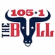 105.1 The Bull - KOMG logo