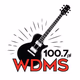 Logo de 100.7 WDMS - WDMS