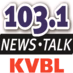 Logo de 103.1 KVBL - KVBL