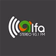 Logo de Alfa Stéreo 93.1 FM