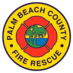 Logo de Palm Beach County, FL Fire, Rescue