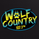 Logo de Wolf Country 107.1 FM - KAUM