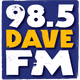 Logo de 98.5 Dave FM - KHGC