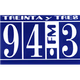 Logo de Treinta y Tres FM 94.3