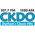 Logo de 107.7 FM & 1580 AM CKDO - CKDO