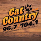 Logo de Cat Country 96.7 & 104.1 - WADB