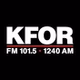KFOR FM 101.5 AM 1240 - K268DF logo