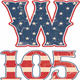 Logo de W105  - KWMW