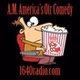 1640 A.M. America Radio - Comedy Channel logo