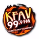 KFAV 99.9 FM - KFAV logo
