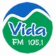 Logo de Rádio Vida 105.5 FM